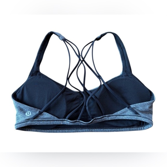 Lululemon Athletica, Free To Be Zen Bra, Gray & Black, Size 8 🏃♀️➡️ - Picture 7 of 9